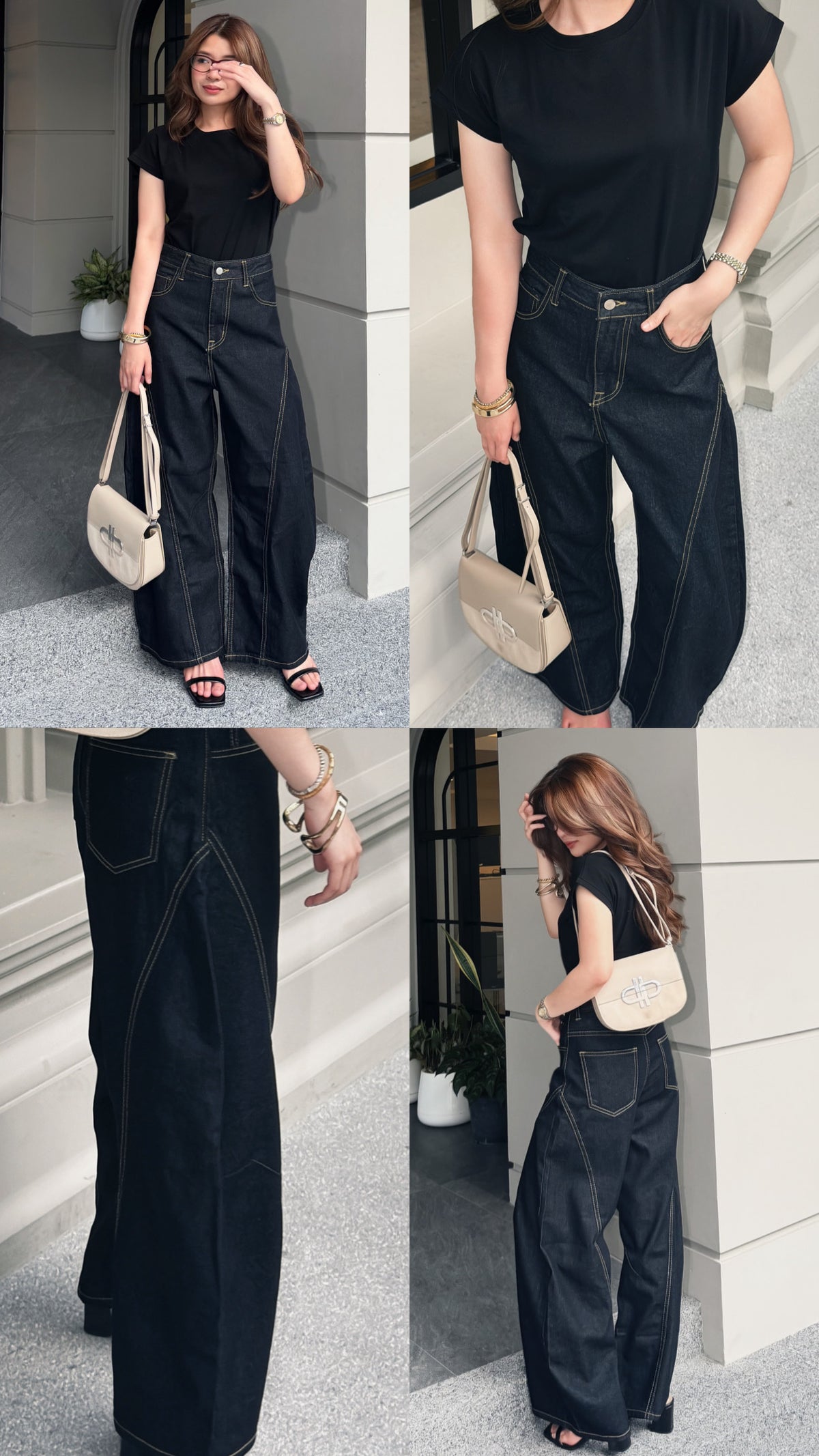 REVIVE BARREL JEANS