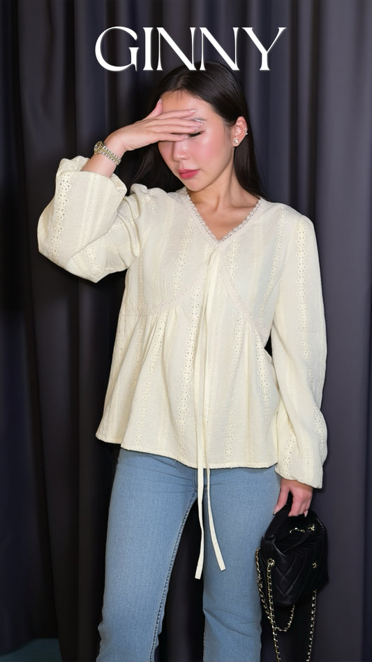 GINNY Eyelet Top