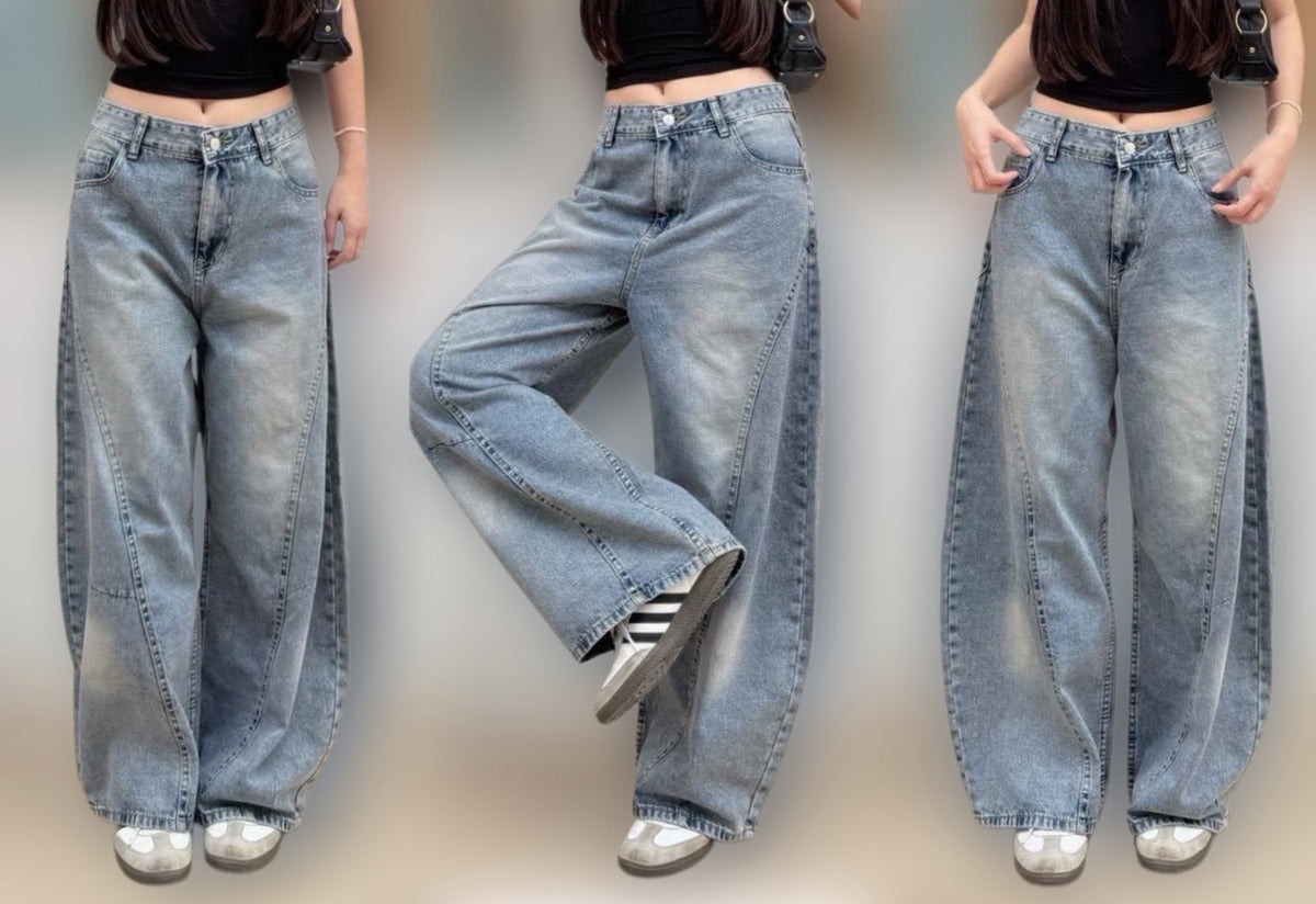 REVIVE BARREL JEANS